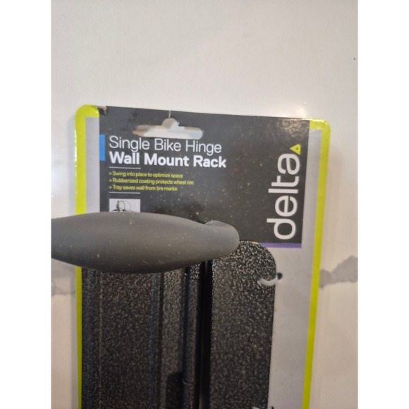 Delta Single Bike‎ Hinge Wall Mount Rack Storage Space Saving - Picture 2 of 6